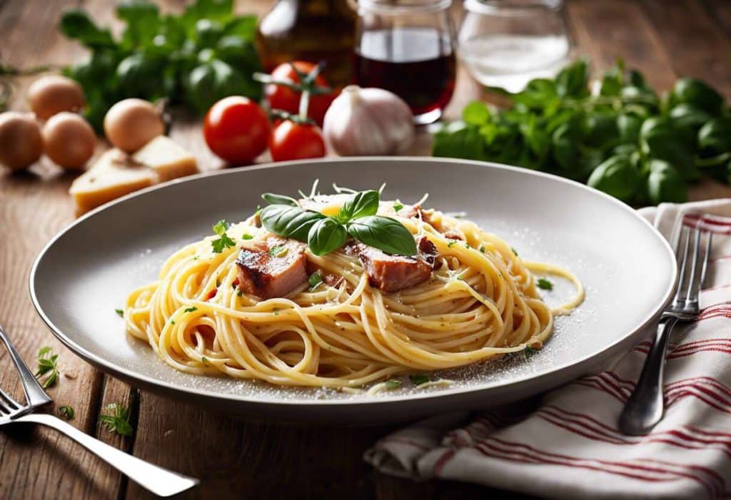 Recette authentique : spaghettis à la Carbonara, un classique italien