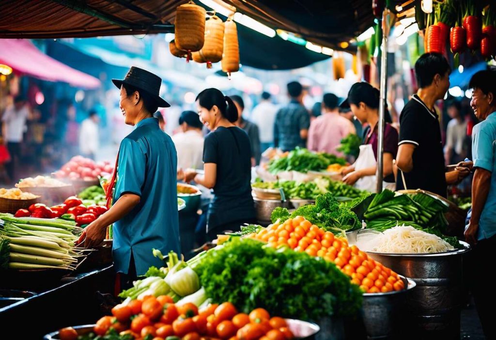 Street food végétarienne au Vietnam : options délicieuses et saines