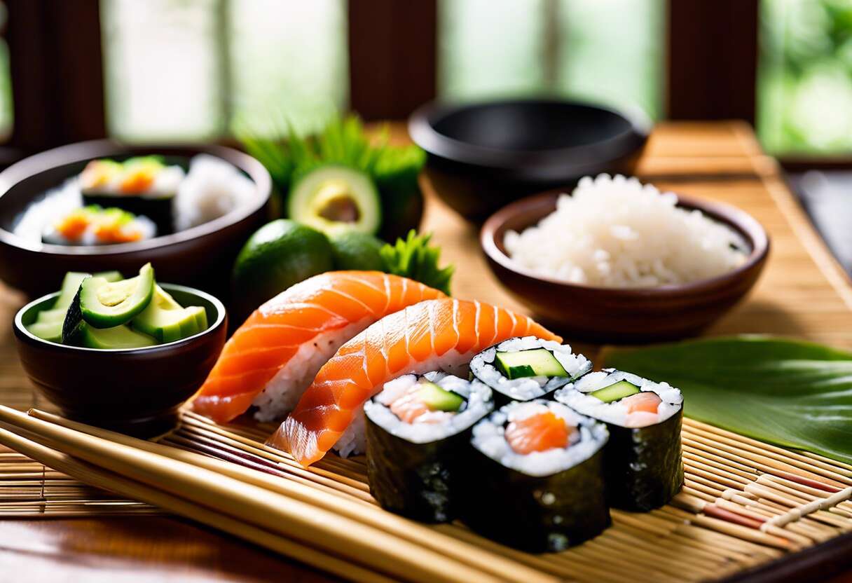 Ustensiles essentiels pour fabriquer des sushis comme un chef
