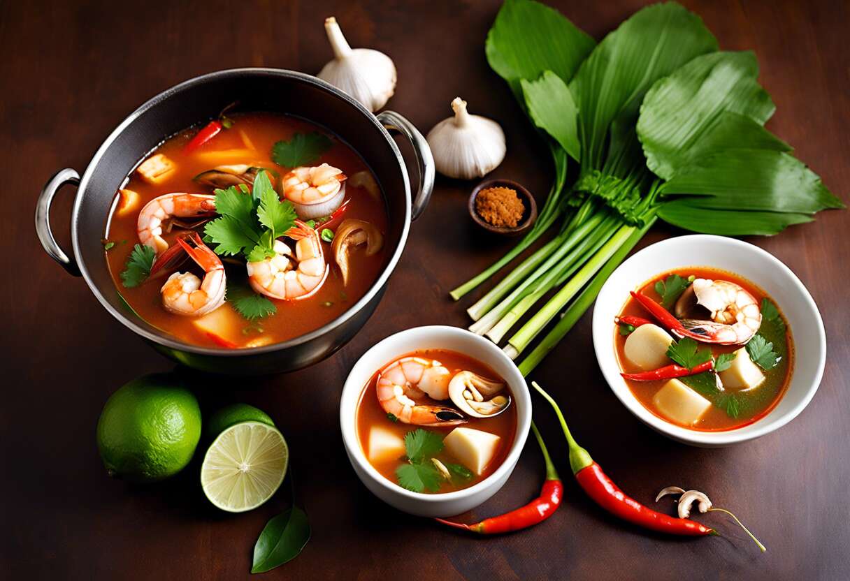 Tom Yum Goong : maîtriser la soupe aigre-piquante emblématique