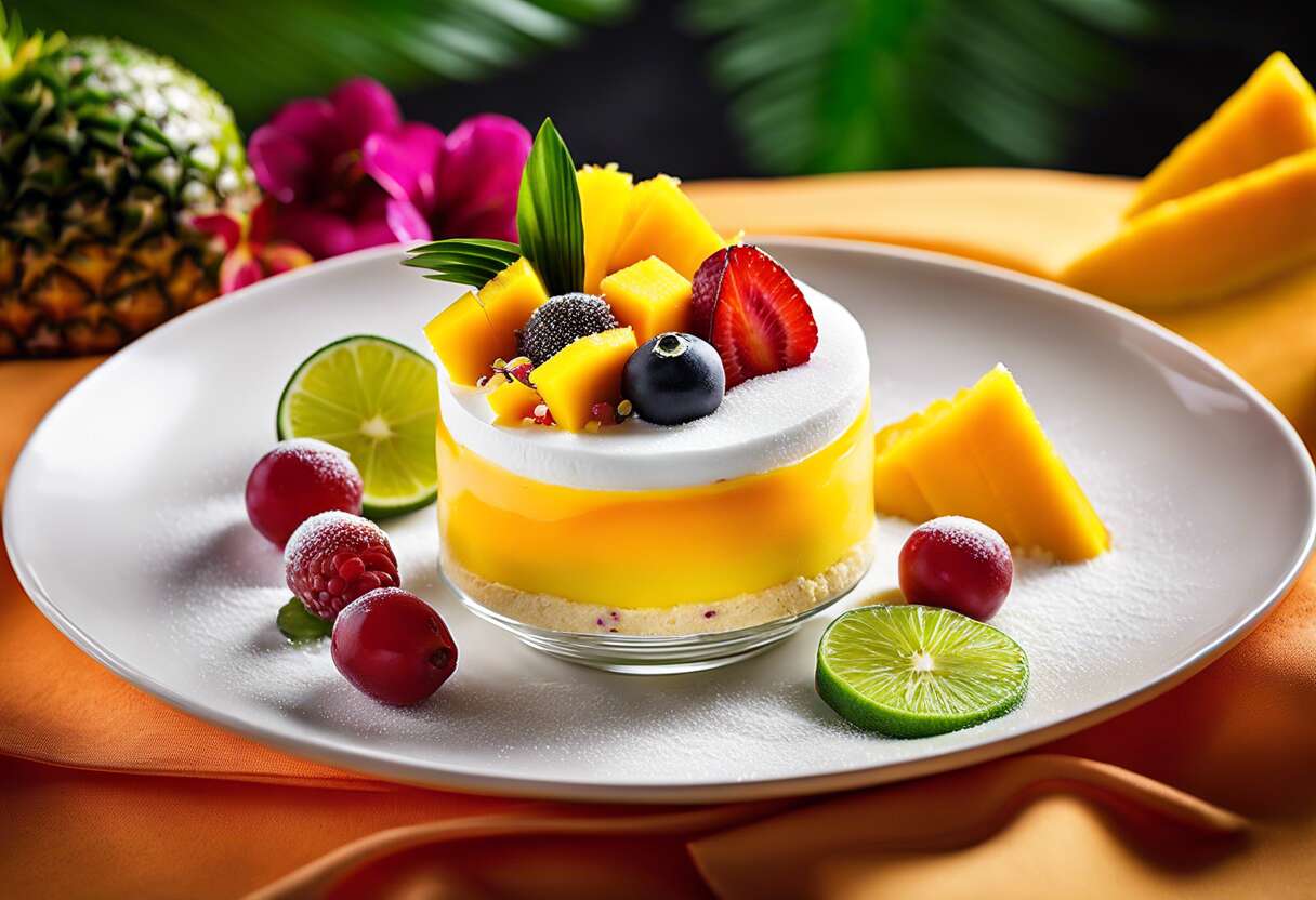 Mousse de fruits tropicaux : dessert rafraîchissant façon Polynésie
